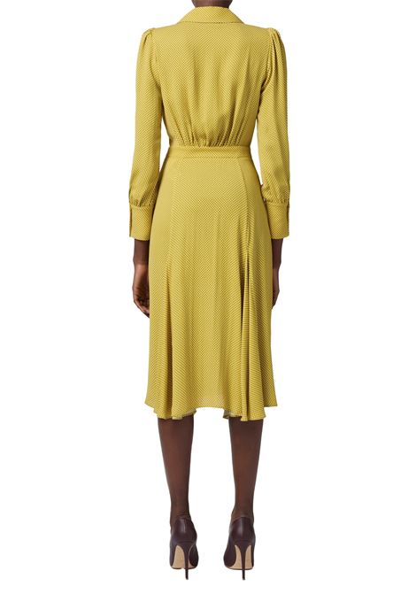 Abito Elisabetta Franchi donna AB865552E2 DK5 curry burro a pois ELISABETTA FRANCHI | Abiti | AB865552E2DK5